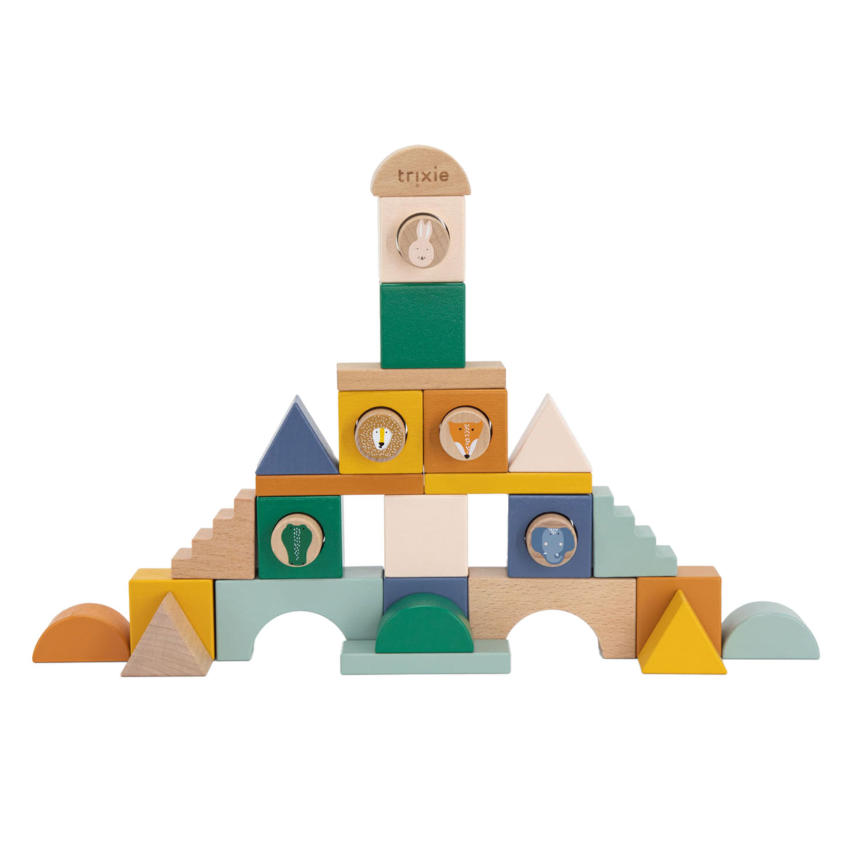 Trixie Wooden Blocks City, 31dlg.