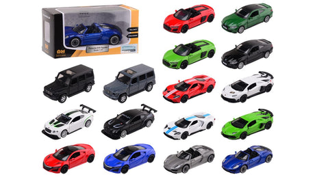 Johntoy licensed supercar scale approximately 1:42