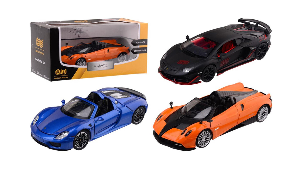 Johntoy licensed supercar scale approximately 1:24