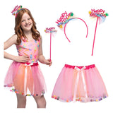 Boland Pink Fairy Happy Birthday Costume Set