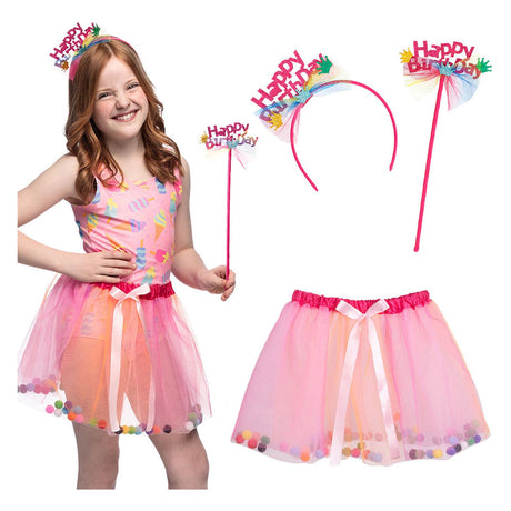 Boland Dress Set Fee Pink Gratulerer med dagen