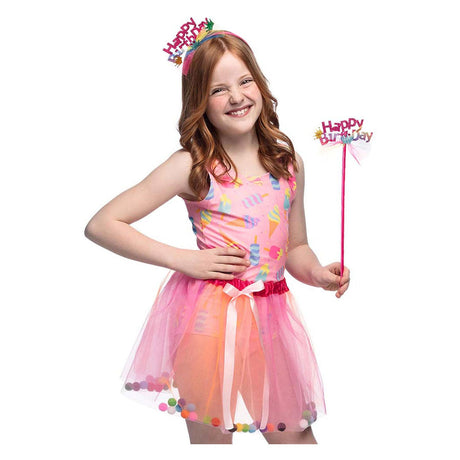 Boland Dress Set Fee Pink Gratulerer med dagen