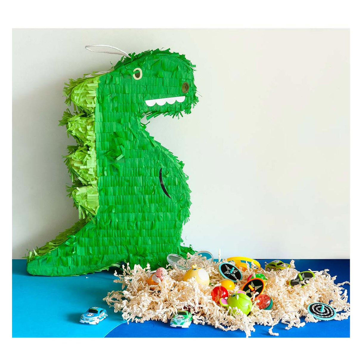 Pinata dinosaurus grön