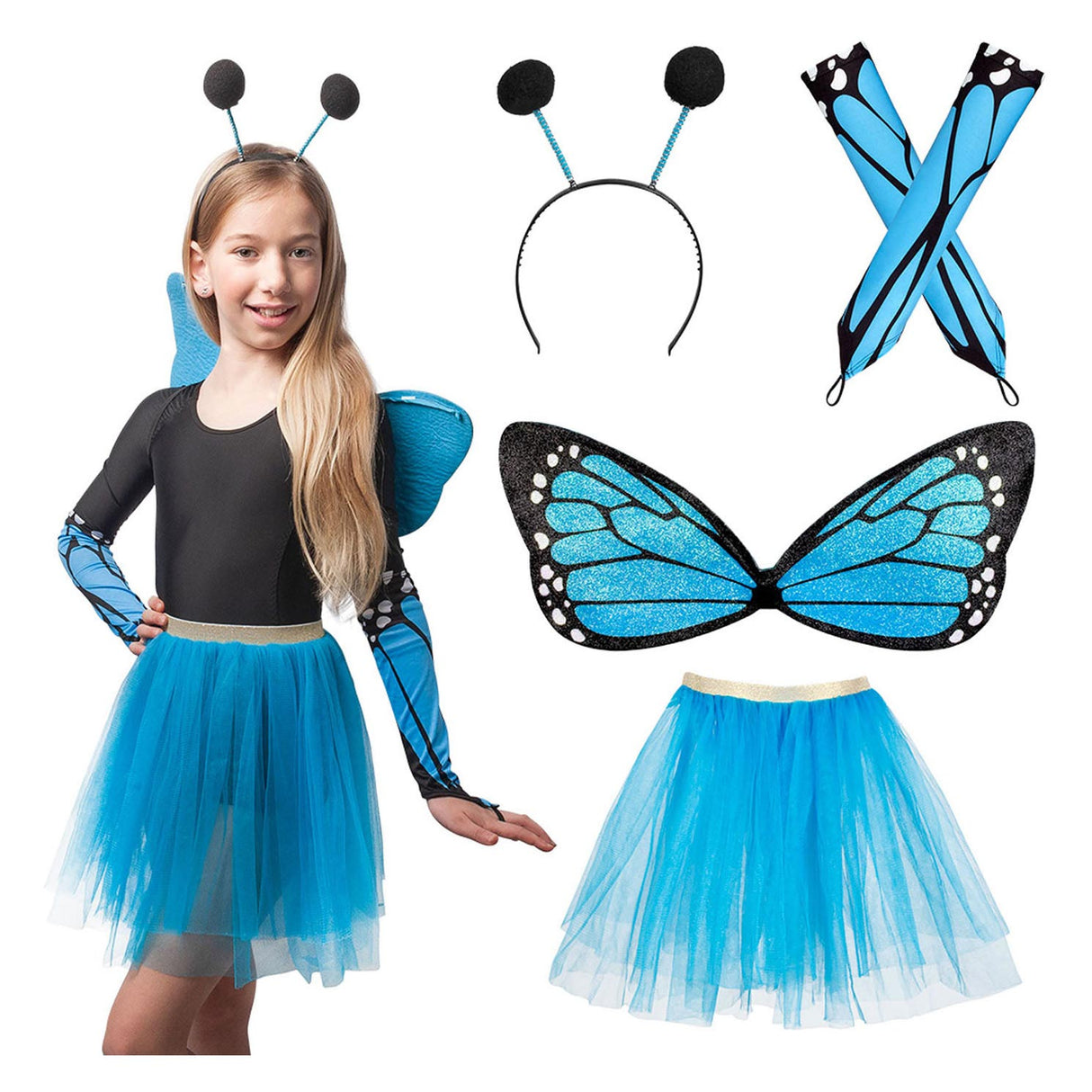 Boland Reded Set Butterfly Blau