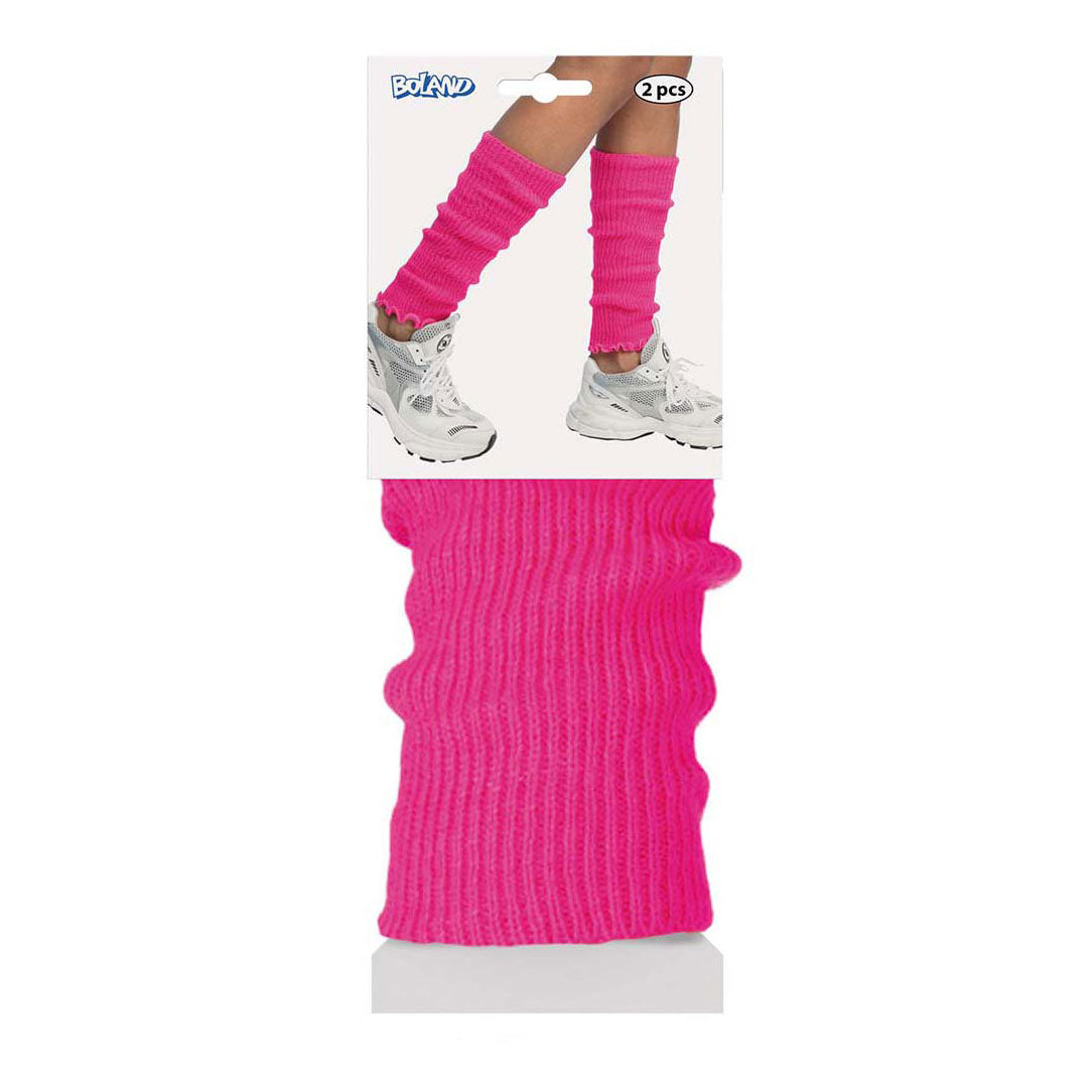 Boland Beenwärmer basic neon rosa