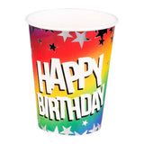 Boland Pappbecher Happy Birthday 210ml, 10 Stk.