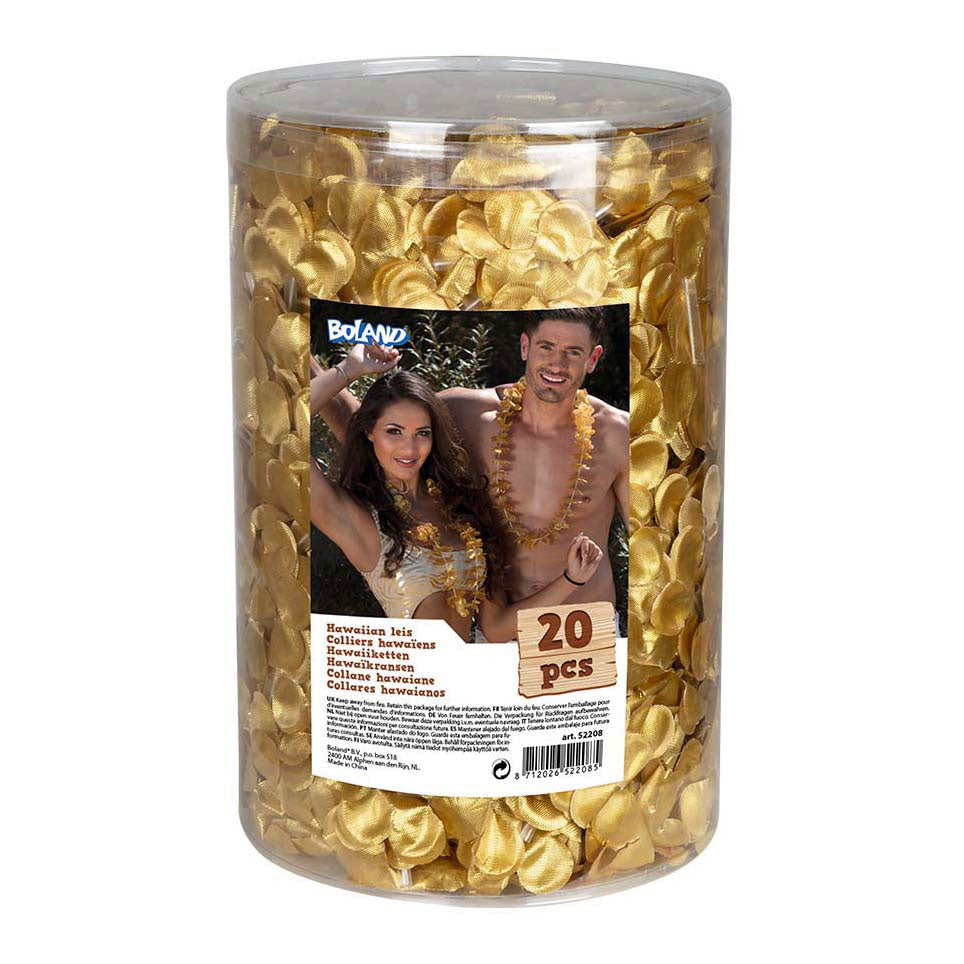 Boland Hawaiian wreaths gold, 20 pcs.