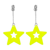 Boland earrings neon yellow