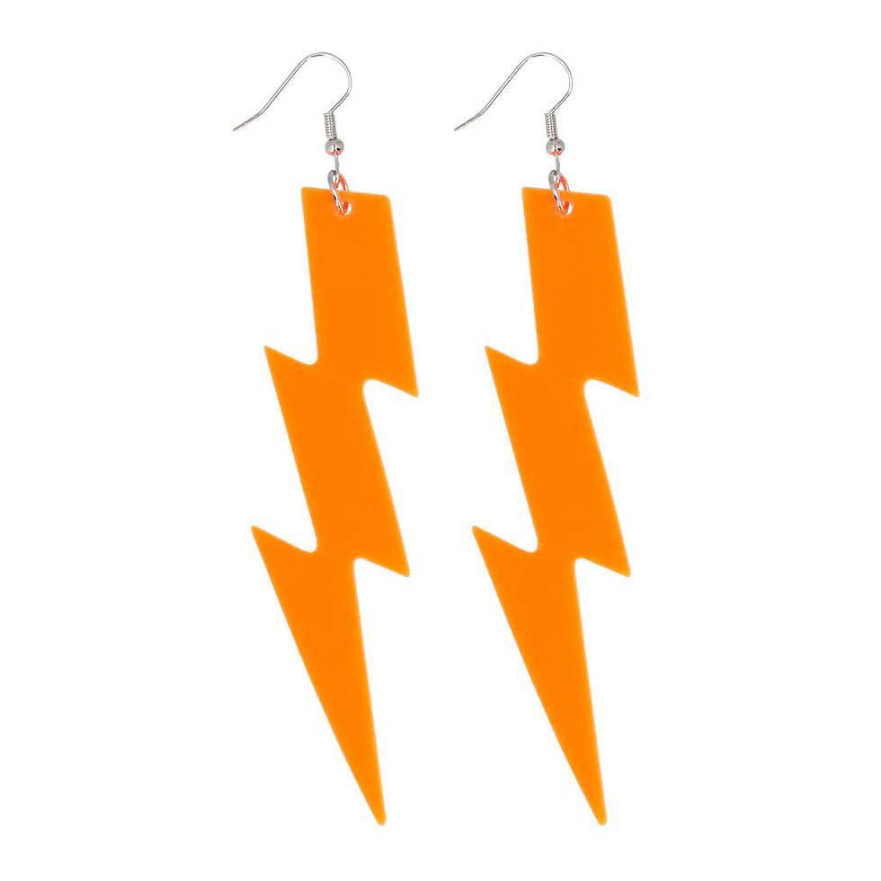 Boland earrings flash neon orange