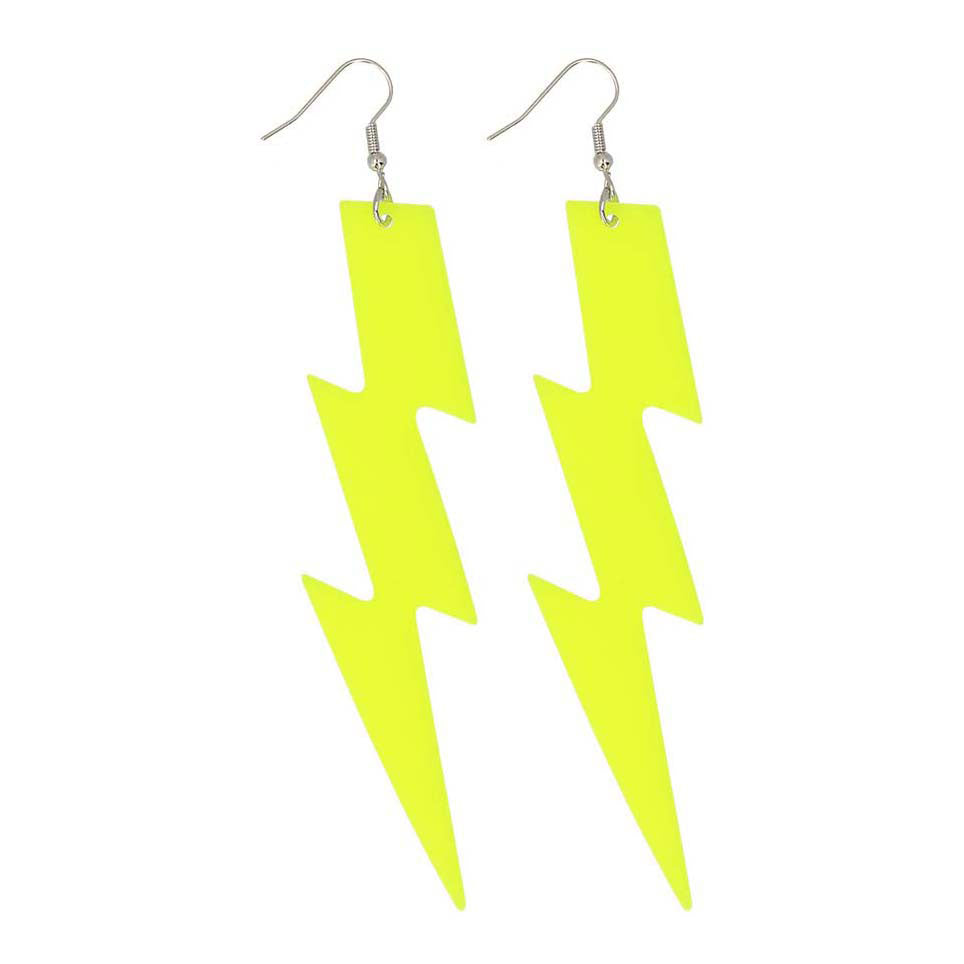Boland earrings flash neon yellow