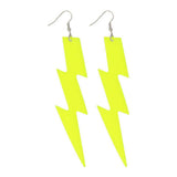 Boland earrings flash neon yellow