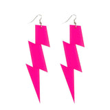 Boland earrings flash neon pink