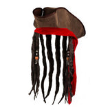Boland chapéu pirata macaco sujo com cabelo