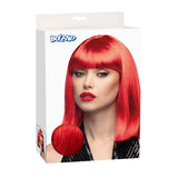 Boland wig dance neon red