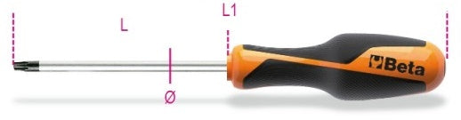 Beta 1267TX Torx screwdriver T8