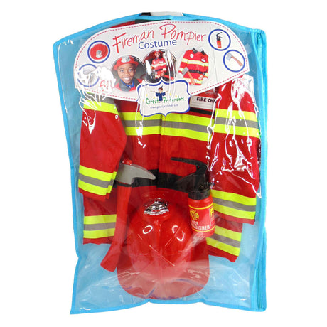 Ensemble de costumes de pompiers de grands prétendants, 3-4 ans