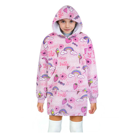 Noxxiez kuscheliger Hoodie mittlerer Pullover süß, bis 160cm