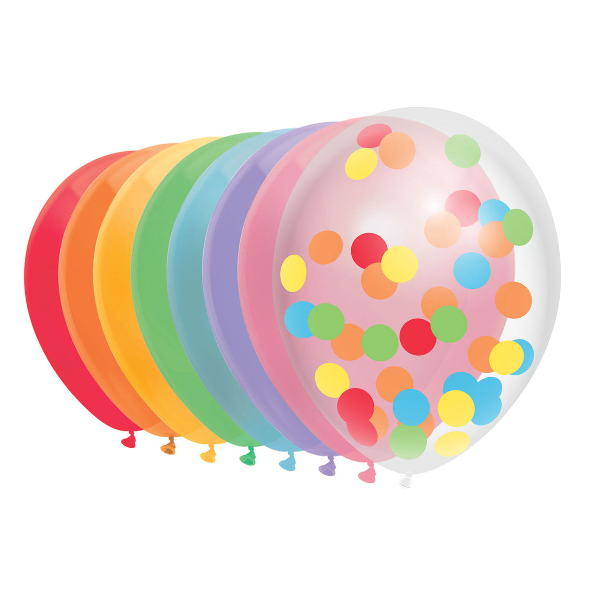 Palloncini Regenboog, 10st.