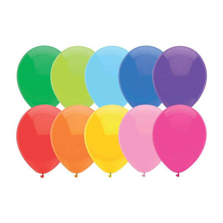 Globos de color, 10º.