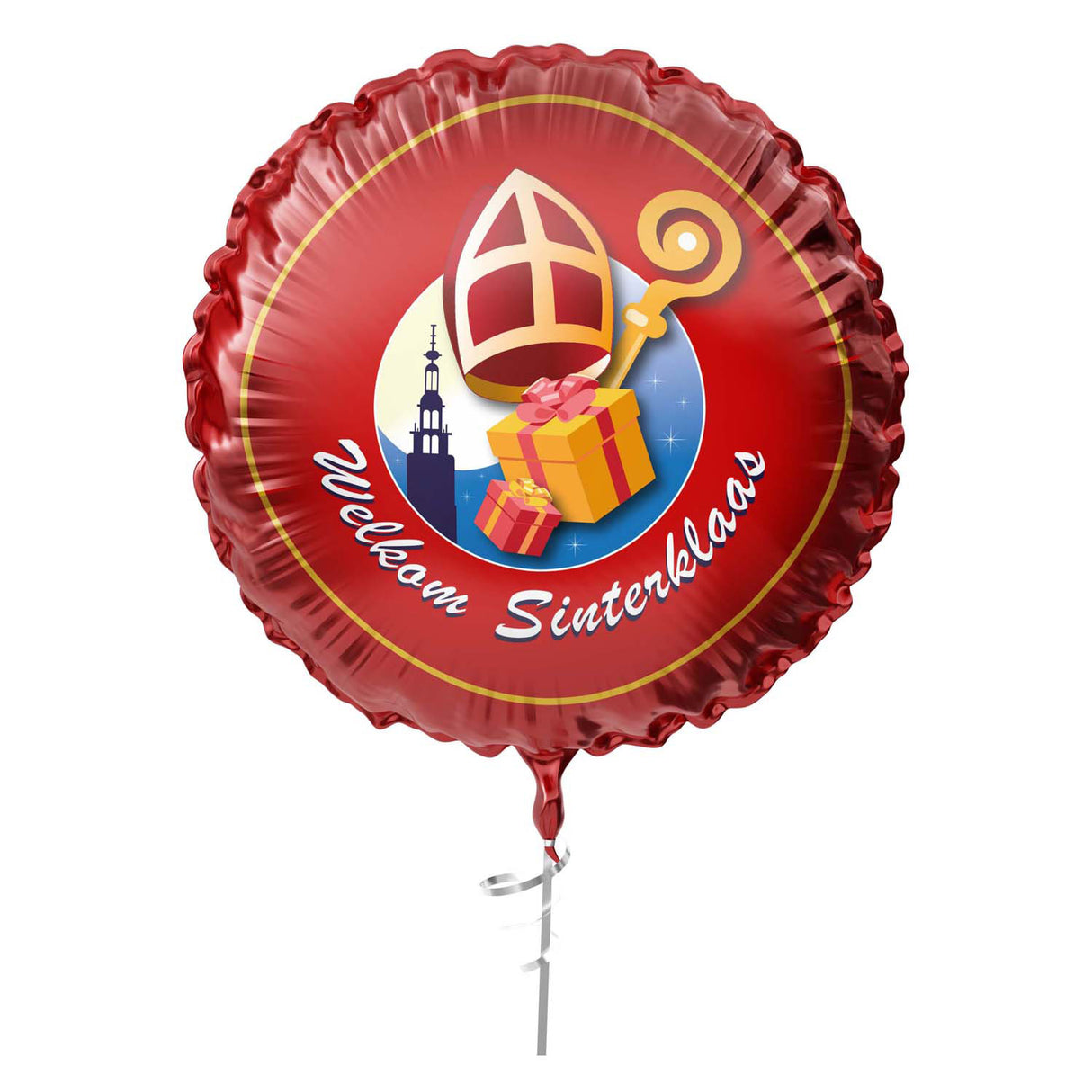 Haza Witbaard Folie Ballon dobrodošli Sinterklaas