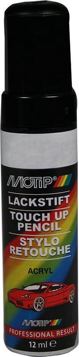 Motip lakstift kompakt acryl autolak zwart (946860) - 12 ml.