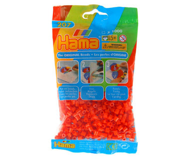 Hama strykpärlor 1000 orange