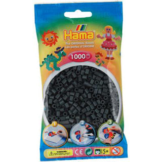 HAMA Iron Beads tmavě šedá 1000