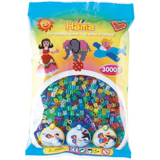 Hama Midi Iron-on Beads - Glitter Mix (201-54), 3000 pcs.