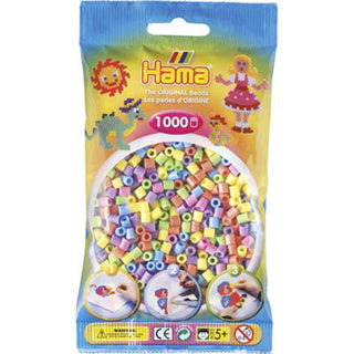 Hama nažehľovacie korálky pastelových farieb 1000 kusov
