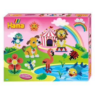 Hama iron-on beads set of cheerful animals 4000 pieces
