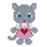 Hama iron-on beads cat dress-up set gift box – 2,500 beads