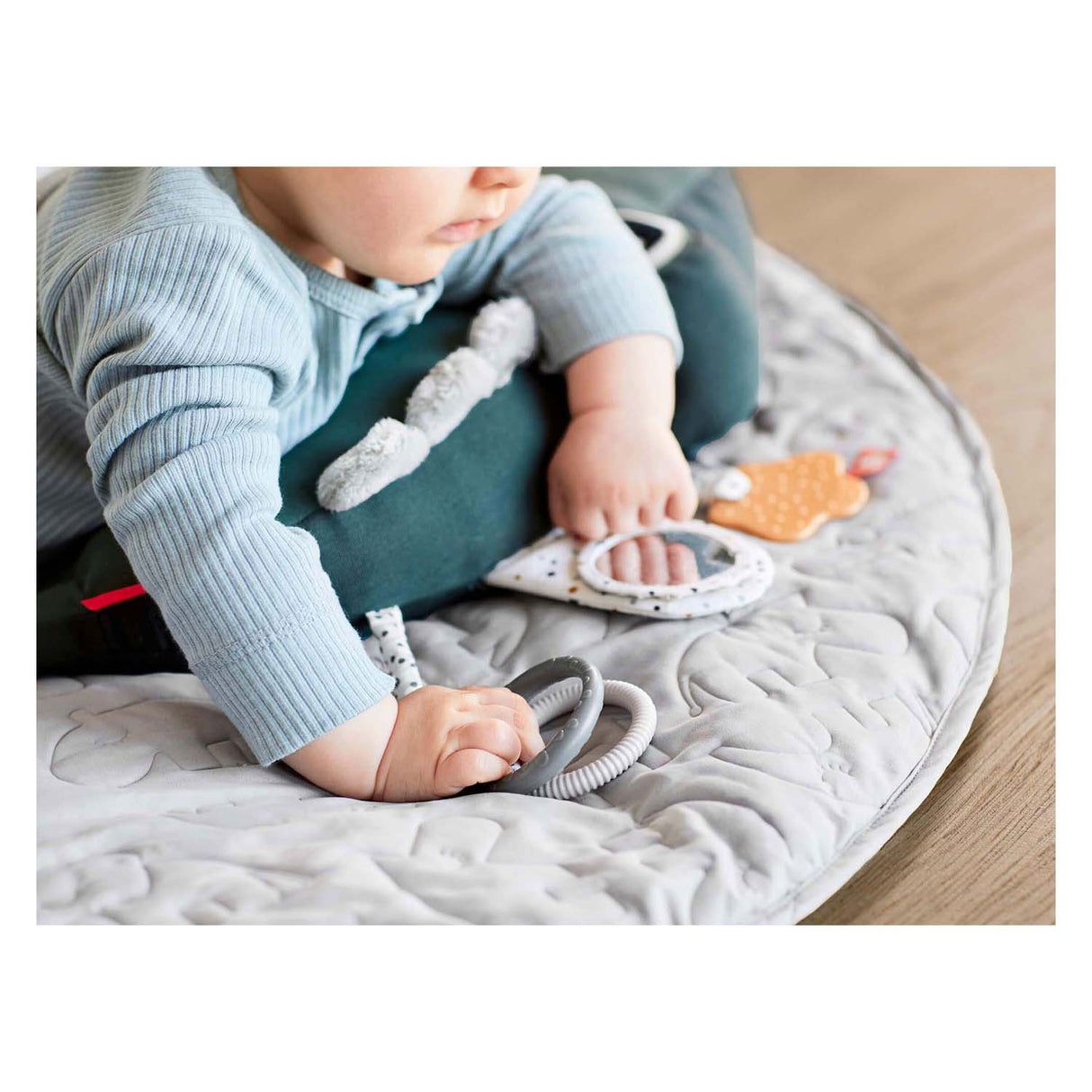 Done by deer tummy time activity toy croco green