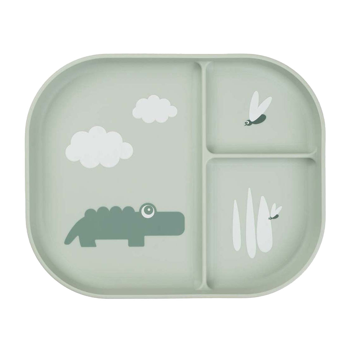 Done by deer compartment plate croco green