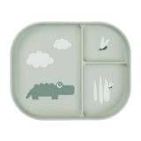 Done by deer compartment plate croco green