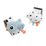 Done by deer wrist rattle happy clouds blue, 2 pcs.