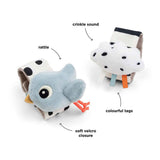 Done by deer wrist rattle happy clouds blue, 2 pcs.