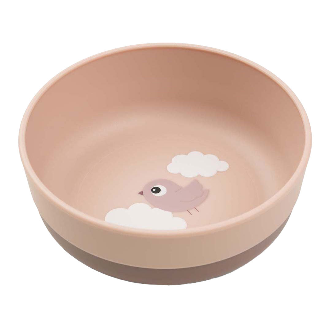 Done by deer food bowl happy clouds pink