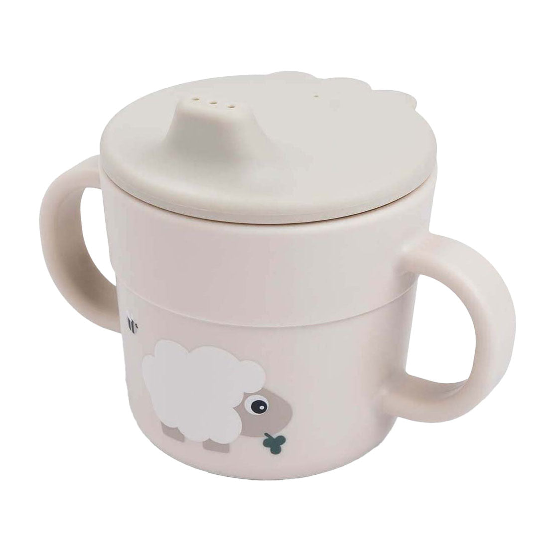Done by deer sippy cup small farm beige, 215ml