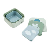 Done by deer snack box happy clouds green, 3 pcs.