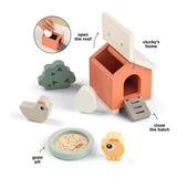 Done by deer tiny farm wooden play set clucky