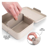 Done by deer bread bin with compartments - beige
