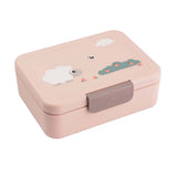 Done by deer bread bin with compartments - pink