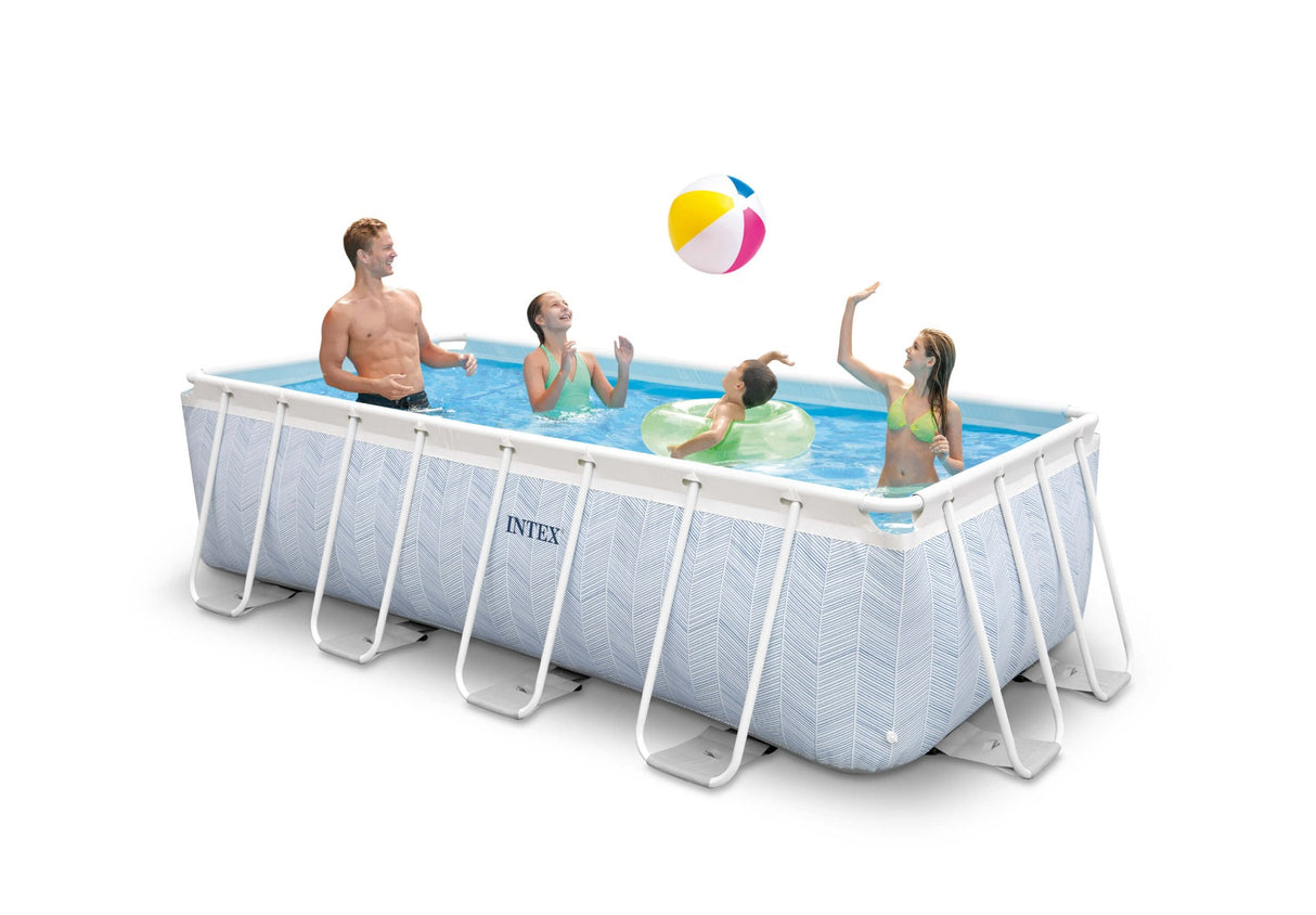 Intex Chevron Prism Frame Swimming Pool 400 x 200 x 100 cm