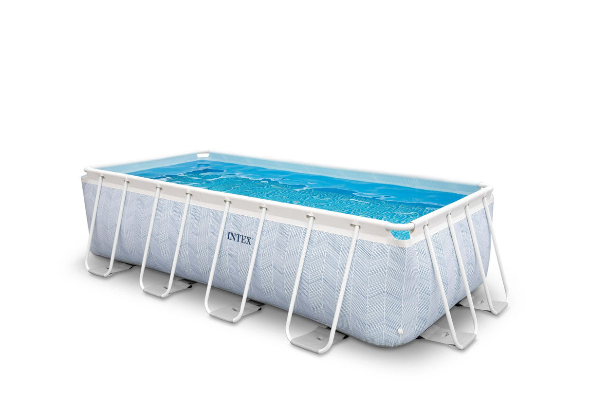 Intex Chevron Prism Frame Swimming Pool 400 x 200 x 100 cm