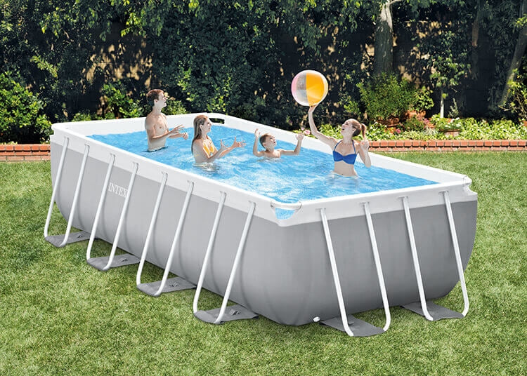 Intex Prism Frame Swimming pool 488 x 244 x 107 cm rectangular swimming pool