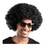 Boland Wig Afro Dubh Fásta