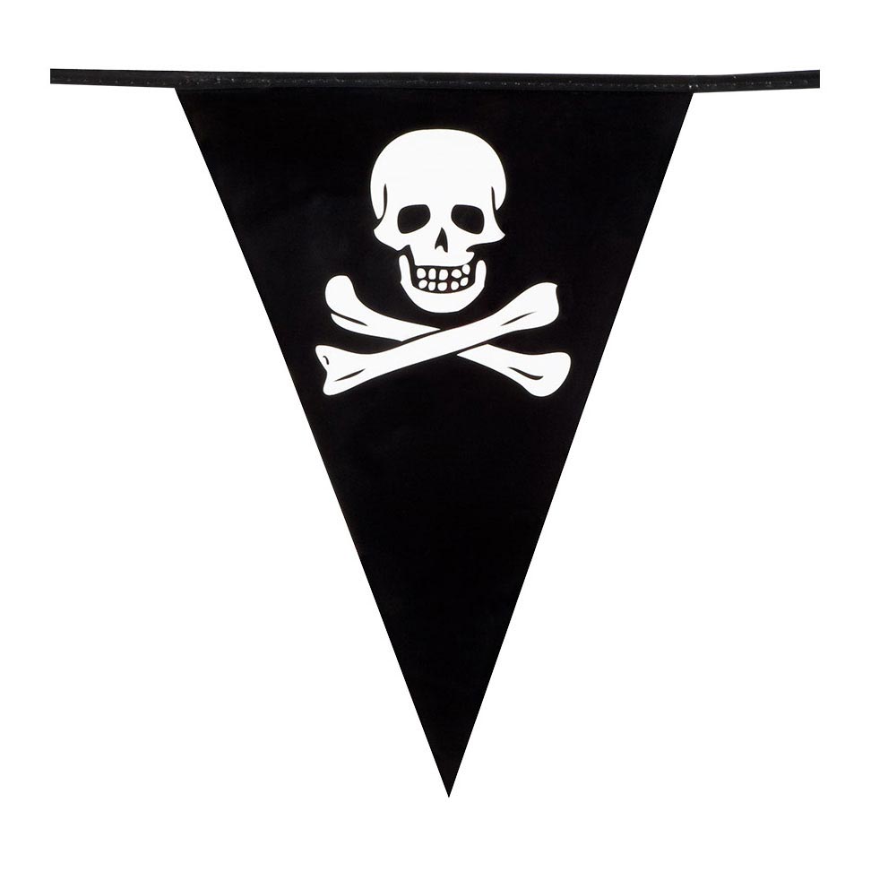 Línea de bandera pirata, 6mtr.