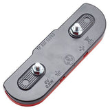 Trelock Carriage Light LS613 Duo Flat - 50mm (Montering Pack)