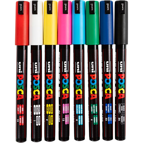 Https: www.cchobby.nl posca-marker-size-pc-1mr-line-thickness-0-7-mm-extra-fine-8-pieces-1-piece