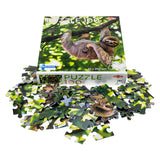 Taktik vum Puzzle Sloth hänkt op Bam, 100..